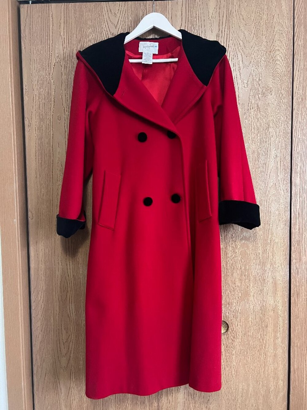 Jacqueline Ferrar 100% Wool Hooded Coat Petite Size 4P